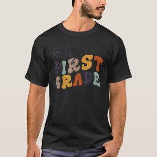 Oh, eerste graad terug naar school voor leraren en t-shirt