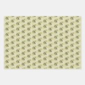 Oh! Elegante Leuke Typografie Art All-Occasion Gee Inpakpapier Vel (Voorkant 3)