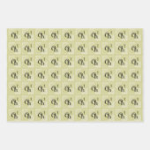 Oh! Elegante Leuke Typografie Art All-Occasion Gee Inpakpapier Vel (Voorkant)