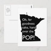Oh Fer Goodness Sake Hand Over Pop MN Briefkaart (Voorkant / Achterkant)
