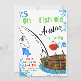 Oh FishOle Birthday Invitation Kaart
