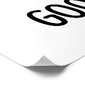 Oh Font Goodness Sake Grappig Type Pun Poster (Hoek)