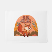 Oh For Fox Sake Cute and Funny Fox Deurmat (Voorkant)