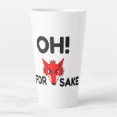 Oh For Fox Sake Latte Mok (Voorkant)