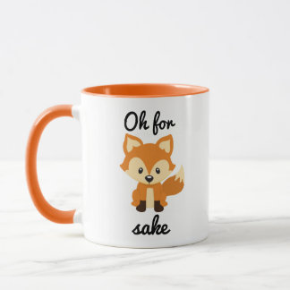 "Oh for Fox Sakes" - Oranje Ringer Combo Mok