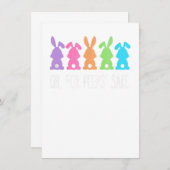 Oh For Peeps Sake , Easter, Easter Gift Day Kaart (Voorkant / Achterkant)