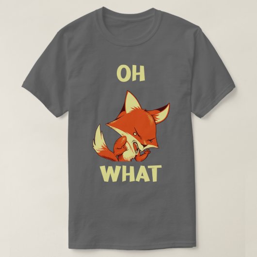 Oh Fox What van Tobe Fonseca T-shirt (Design voorkant)