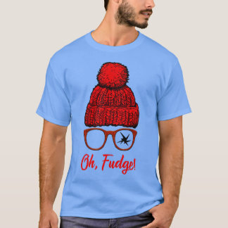 Oh Fudge Funny Christmas Snoepjes Geek Nerd Vrouwe T-shirt