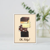 Oh Fudge! Sorry dat ik je geboortedag vergeten ben Briefkaart (Staand voorkant)