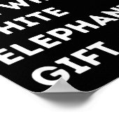 Oh Funny White Elephant For Adults Under 15 20  Poster (Hoek)