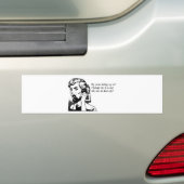 Oh, ga je met mijn ex uit? Relatie Humor Bumpersticker (Op auto)
