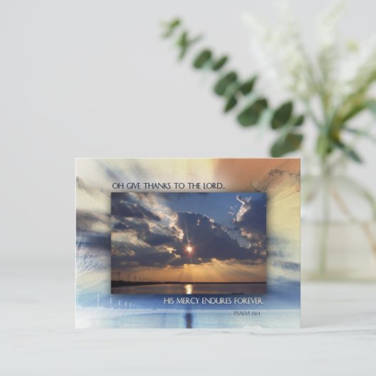 Oh geef Bedankt Briefkaart (Staand voorkant)