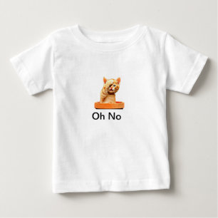 Oh geen kutste kat T-shirt voor 12 maanden BABY