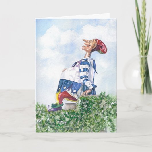 Oh Gelukkige Dag notecard Kaart (Voorkant)