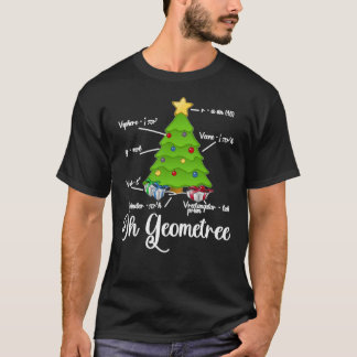 Oh Geometree Funny Maths Inspired Christmas Tree T-shirt