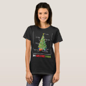 Oh Geometree Wiskunde kerstboom T-shirt (Voorkant volledig)