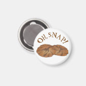 Oh (Ginger) Snap Amish PA Dutch Gingersnap Cookies Magneet (Voorkant / Achterkant)