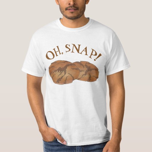 Oh (Ginger) Snap Amish PA Dutch Gingersnap Cookies T-shirt (Voorkant)