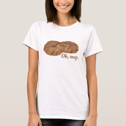 Oh (Ginger) Snap Amish PA Dutch Gingersnap Cookies T-shirt (Voorkant)