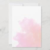 Oh Girl Blush Pink Baby shower Kaart (Achterkant)