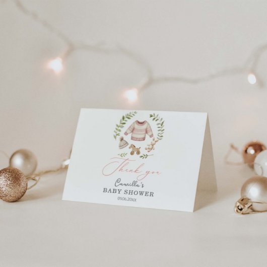 Oh Girl Boho Nursery Girl  Bedankkaart