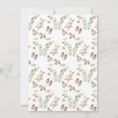 Oh Girl Boho Nursery Girl  Invitation Kaart (Achterkant)