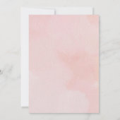 Oh Girl Lijst Boho Rainbow Baby shower Kaart (Achterkant)