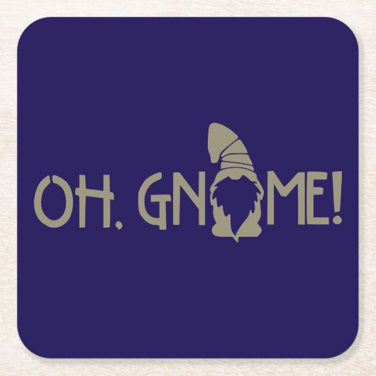Oh, Gnome! Kartonnen Onderzetters (Voorkant)
