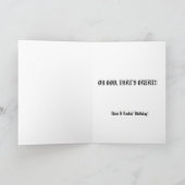 "Oh God, die Grote" Wenskaarten is! Kaart (Binnen)