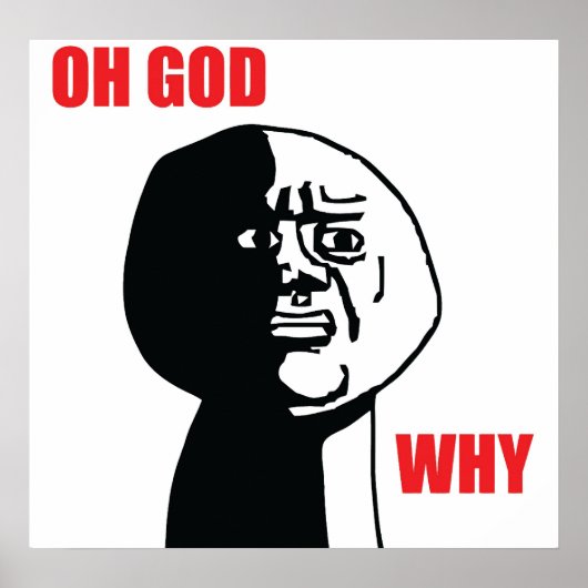 Oh God... Poster (Voorkant)
