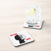 Oh God... set van 6 Cork Onderzetters (Rechterzijde)