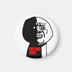Oh God waarom Magnet (vernett)