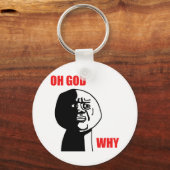 OH GOD WAAROM SLEUTELHANGER (Voorkant)