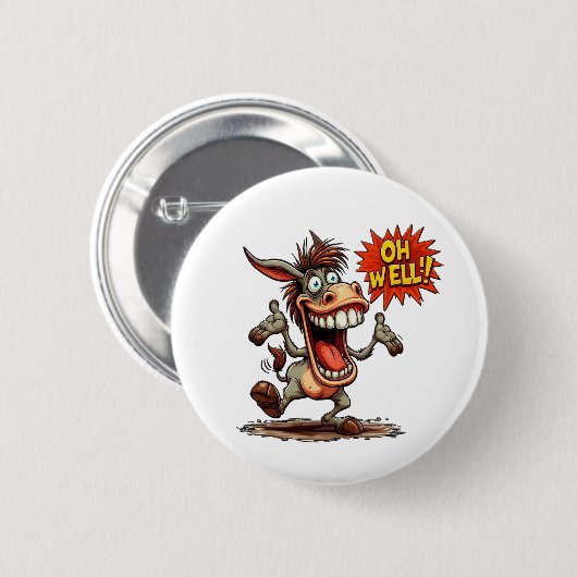 Oh goed ronde button 5,7 cm (Voorkant /achterkant)