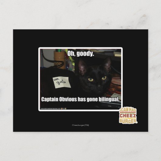 Oh, goed zo. briefkaart (Voorkant)