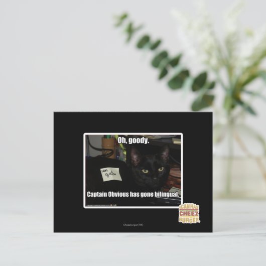 Oh, goed zo. briefkaart (Staand voorkant)