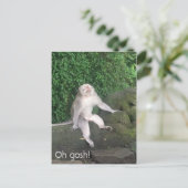 Oh gosh aap briefkaart (Staand voorkant)