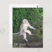 Oh gosh aap briefkaart (Voorkant / Achterkant)