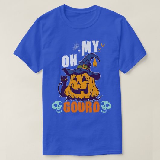 Oh Gourd, Halloween Pumpkin T-shirt (Design voorkant)