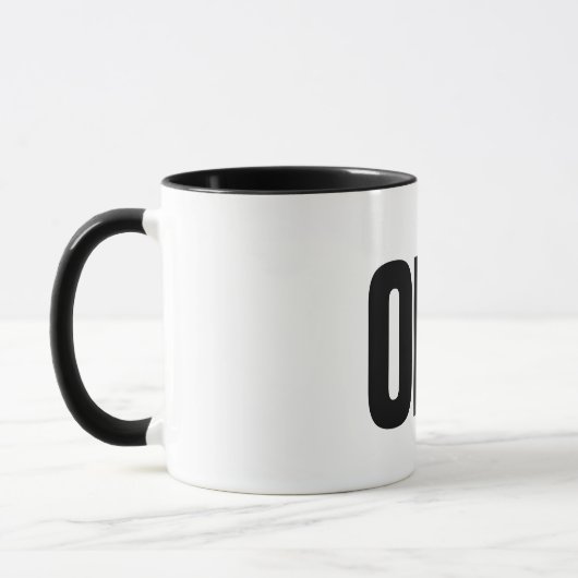 Oh ! grappige mok koffie mok cadeau idee (Links)