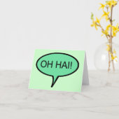 OH HAI Note Kaart (Gele Bloem)