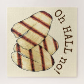 Oh HALL (hel) Nee! Halloumi Grilled Cheese Foodie Legpuzzel (Horizontaal)