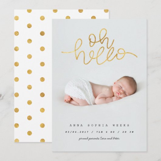 OH HALLO (Voorkant / Achterkant)