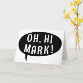 Oh hallo Bel van de Toespraak van de Uitdrukking Kaart (Gele Bloem)