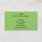 Oh Happy Day Business Profile-kaarten van schilder Visitekaartje (Achterkant)