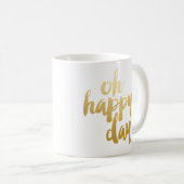 Oh Happy Day Mok - Gold (Voorkant rechts)