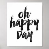 Oh Happy Day Poster (Voorkant)