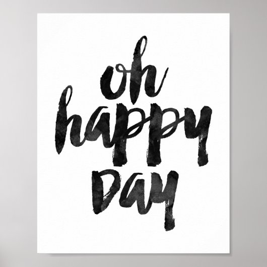 Oh Happy Day Poster (Voorkant)