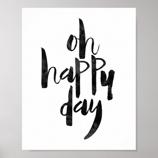 Oh Happy Day Poster (Voorkant)