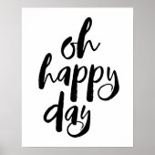 Oh Happy Day Poster (Voorkant)
